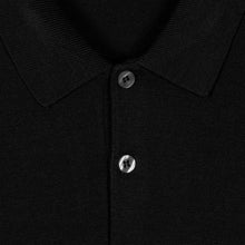 Load image into Gallery viewer, John Smedley Belper Polo Shirt - Black - Mensroomlifestyle
