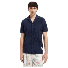 Load image into Gallery viewer, Terry Jacquard Short Sleeve Shirt for Men
