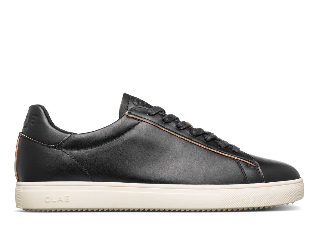 Clae Bradley Black Leather Raw Bradley
