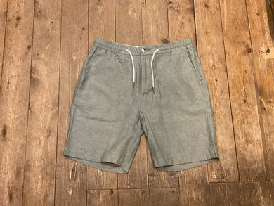 Scotch & Soda, Fave Regular Fit, Green Linen Shorts - Mensroomlifestyle