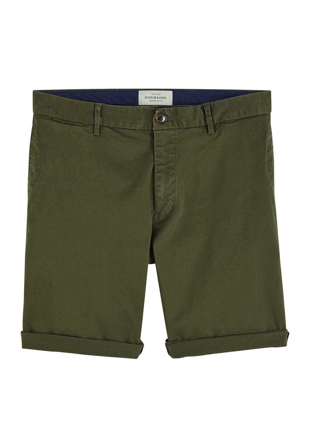Scotch & Soda Classic Cotton Twill Short - Mensroomlifestyle
