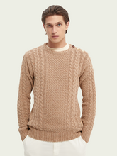 Load image into Gallery viewer, Scotch &amp; Soda Crew Neck Sweater - Sand - Mensroomlifestyle
