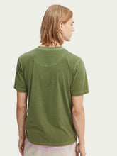Load image into Gallery viewer, Scotch &amp; Soda Garment Dyed Crew Neck T Shirt - Army - Mensroomlifestyle
