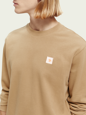 Scotch & Soda Crewneck Sweatshirt - Sand - Mensroomlifestyle