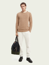 Load image into Gallery viewer, Scotch &amp; Soda Crew Neck Sweater - Sand - Mensroomlifestyle
