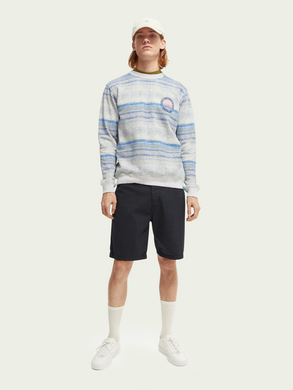 Scotch & Soda Stuart Cotton Blend Shorts - Navy - Mensroomlifestyle