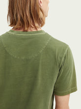 Load image into Gallery viewer, Scotch &amp; Soda Garment Dyed Crew Neck T Shirt - Army - Mensroomlifestyle
