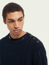 Load image into Gallery viewer, Scotch &amp; Soda Crew Neck Sweater - Dark Blue - Mensroomlifestyle
